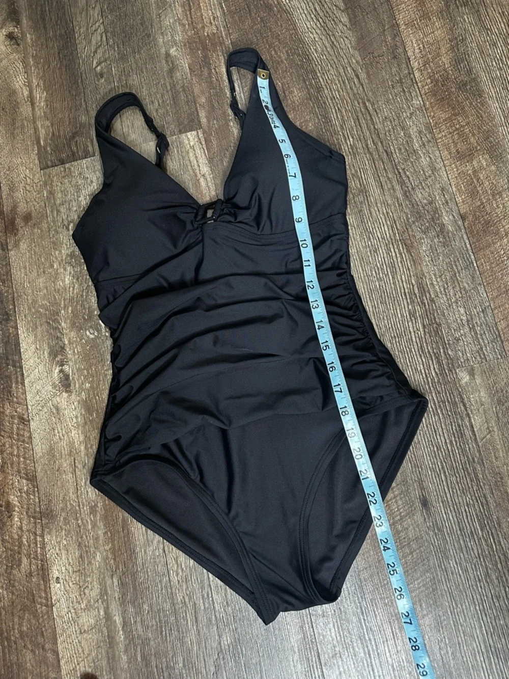 Dkny Black One-Piece Swimsuit with Front Accent - Picture 8 of 8